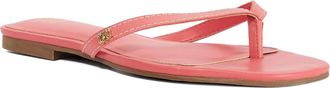 Dune London Ladies LASSLIE Leather Toe Post Sandals Size UK 6 Flat Sandals