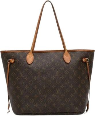 Louis Vuitton Pre-owned Tote Bags, female, Brown, Size: ONE SIZE Pre-owned Neverfull MM Tote
