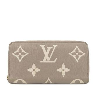 Louis Vuitton Pre-owned Wallets, female, Brown, Size: ONE SIZE Pre-owned Vintage Monogram Empreinte Zip Around Wallet