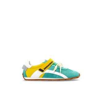 Dsquared2 Sneakers, female, Green, Size: 7 1/2 US Dc-642 Sports Shoes