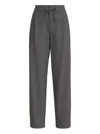 Brunello Cucinelli drawstring tailored trousers - Grey