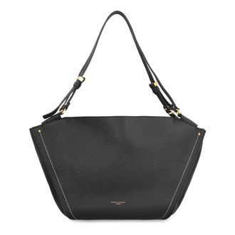 Gianni Chiarini Shoulder Bags, female, Black, Size: ONE SIZE Bloom Leather Bag