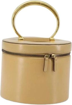 Celine Pre-owned Vintage Handtas - Dames - Vintage Handtas - Beige - ONE Size - Leer - Vintage