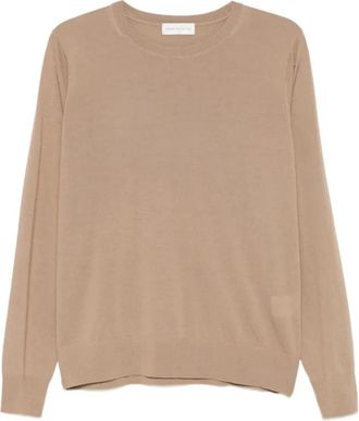 Dries Van Noten M.k. Sweater - Heren - Ronde hals truien - Bruin - S - Truien & Vesten