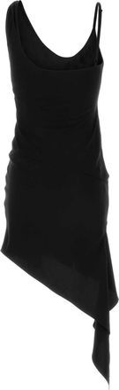 Courr&egrave;ges Womens Black Polyester Mini Dress Exterior: Abiti