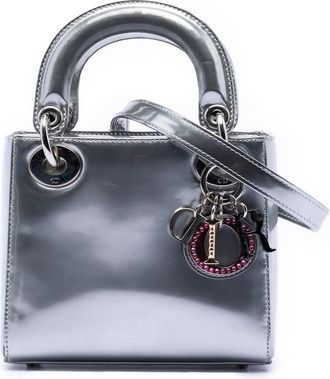Dior Pre-owned Dior Limited Edition Beijing China World Mini Metallic Patent Lady Dior 18-MA-1115