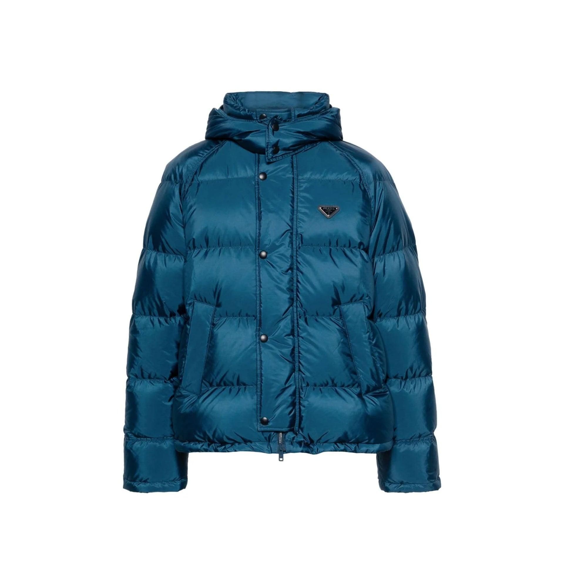 PRADA｜JACKETS (292096 1WQ8 F0002) Black Light Re-Nylon hooded puffer jacket | PRADA
