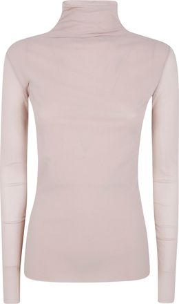 D.exterior D. EXTERIOR Sweater Turtleneck Tulle