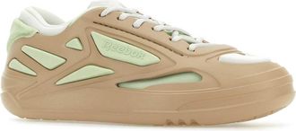 Reebok Mens Multicolor Fabric And Rubber Future Club C Sneakers Beigelig