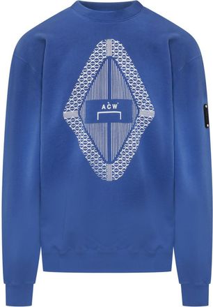 A-Cold-Wall* Blue Crew Neck Sweatshirt
