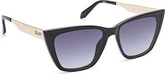 Quay Call The Shots Remixed Fashion Sunglasses Black/Black, Acetate/Metal Frames
