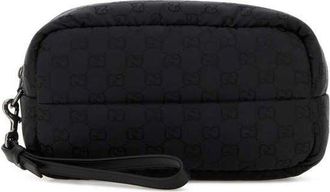 Gucci Black Canvas Clutch Blkblkblkvrv