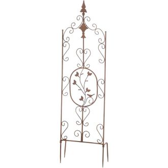 Clp Reja Outdoor De Metal Burgus Decorativa Marr&oacute;n Antiguo