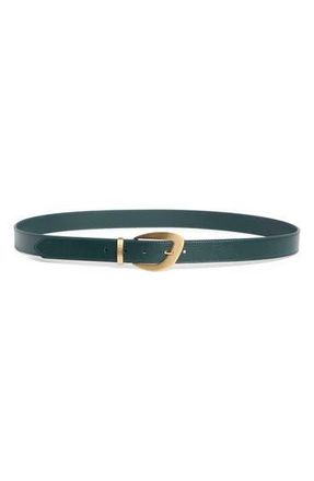 Ted Baker Leather Belt in Olive at Nordstrom Rack, Size X-Large