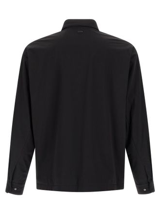 Herno Technical Windproof Overshirt - Black