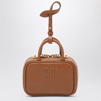 Miu Miu Trick Cognac colour in leather
