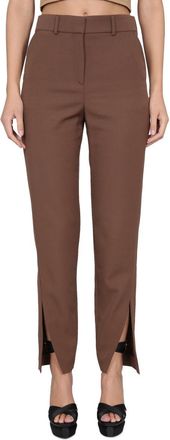 Balmain Wool Trousers - Brown