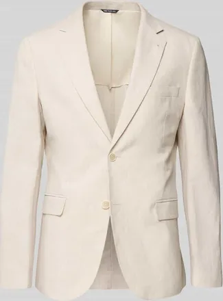 Mc Neal Sakko aus Leinen-Mix mit Pattentaschen in Beige, Gr&ouml;&szlig;e 102