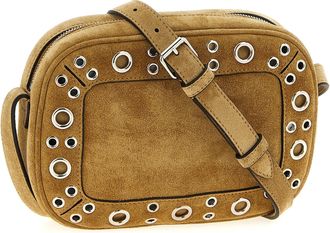 Valentino Garavani Unisex Beige Cowhide Crossbody Bag