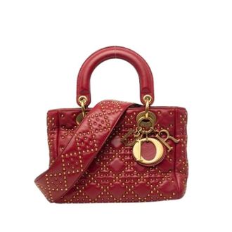 Dior Pre-owned Lady Dior Handbag - - Pre-owned - Donna - Rosso - ONE SIZE