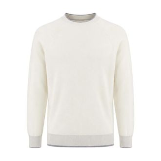Eleventy Heren, Truien, Beige, Maat: S