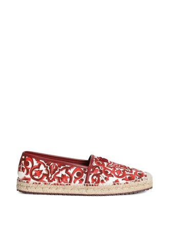 Dolce & Gabbana Espadrillas Dolce & Gabbana in tela con stampa maioliche