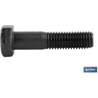 cofan Din-931 C-8.8 M-27 X 200 N Caja 5 Unid., Tornillo Cabeza Hexagonal Din-931, 1/2 Rosca Parcial, Clase 8.8, Color Negro. Medidas Desde M-5 Hasta M-30 - 