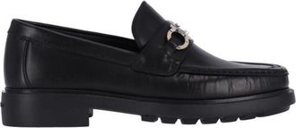 Ferragamo Gancini Loafers Black
