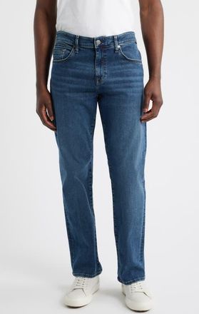 Mavi Matt Relaxed Straight Leg Jeans in Used Brushed Organic at Nordstrom, Size 42 X 32