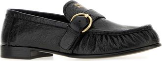 Miu Miu Leather Loafer - Black