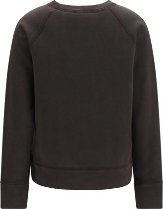 Isabel Marant Womens Cotton Sweatshirt Faded Black Sweatshirts Sweater