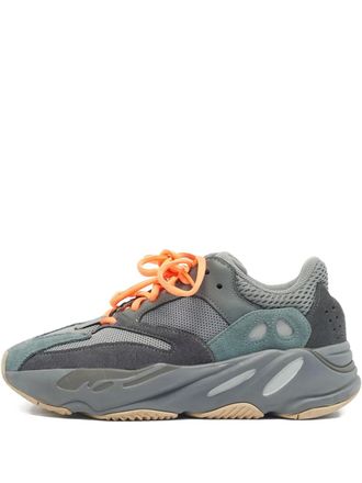 Yeezy by Kanye West Boost 700 sneakers - women - Canvas/Calf Leather/Calf Suede/Fabric/Rubber - 38.5 - Grey