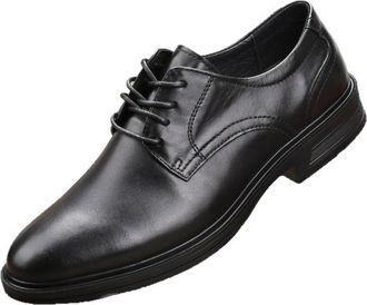Generic Mens Dress Shoes Black Classic Lace-ups Oxfords Formal Casual Business Wedding Work Shoes (Black,6.5)