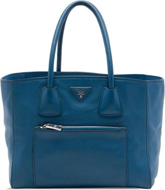 Prada Pre-owned Prada Soft Calf Front Pocket Shopping Tote Ladies MJWC3FKFRIZOGDQU