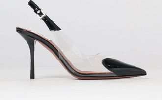 Alaia D&eacute;collet&eacute; slingback Le Caur in vernice e PVC con tacco a stiletto