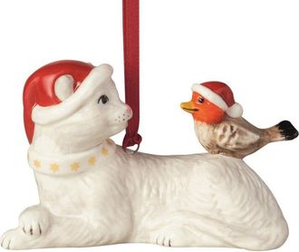 Villeroy & Boch Nostalgic Ornaments Set Of 3 Cats Ornaments