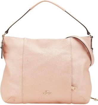 Coach Leather Handbag Shoulder Bag (Pre-Owned)