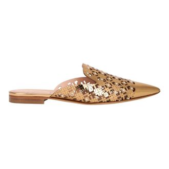 Alberta Ferretti Pointed-toe Mule - female - Alberta Ferretti - Mules - Yellow - 6 UK - Shoes