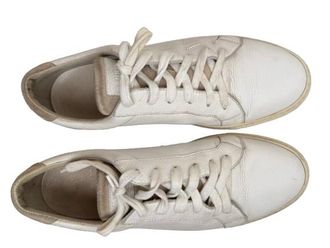Brunello Cucinelli White Calfskin Trainers Size 45