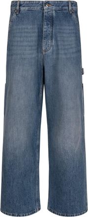Bottega Veneta Vintage Indigo Cargo Jeans Clothing