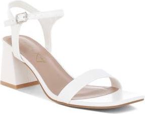 London Rag Kazara Block Heel Sandal in White at Nordstrom Rack, Size 10