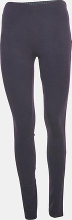M Missoni Navy Blue Jersey Stretchable Waist Slim Fit Trousers
