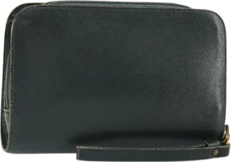 Louis Vuitton Pre-owned Clutches, female, Green, Size: ONE SIZE Pre-owned Vintage Clutch