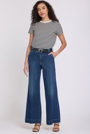 NYDJ Mia Palazzo Jeans Met Hoge Taille