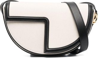 Patou Le Patou shoulder bag - women - Calf Leather/Cotton - OS - Neutrals