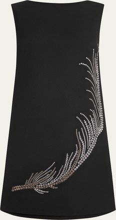 16Arlington Ayre Embellished Feather Mini Dress