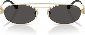 Miu Miu Sunglasses Mu54 Zs Zvn08 Z Gold/Dark Gray Women