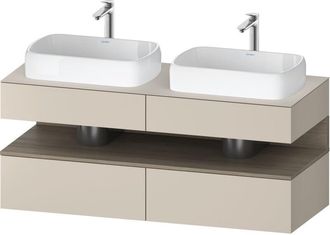 Duravit Qatego Consola Mueble Bajo Lavabo, 2 Extensiones, 2 - Duravit