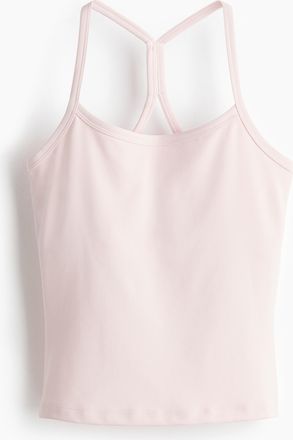H&M Sport-Trägertop mit integriertem BH mit SoftMove - Pink