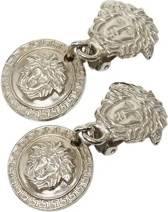 Versace Medusa Logo Metal Earrings
